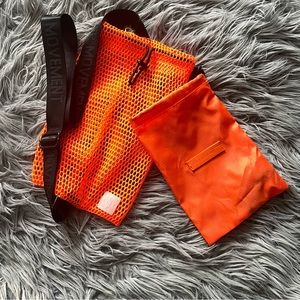 FREE PEOPLE mini mesh sling bag